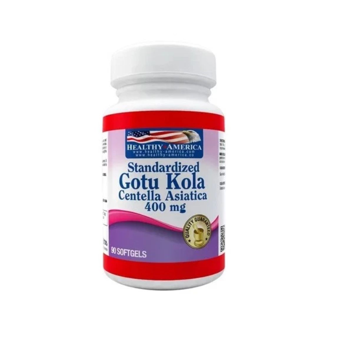 HEALTHY AMERICA - SUPLEMENTO VITAMINICO CENTELLA ASIATICA 400MG X 90U