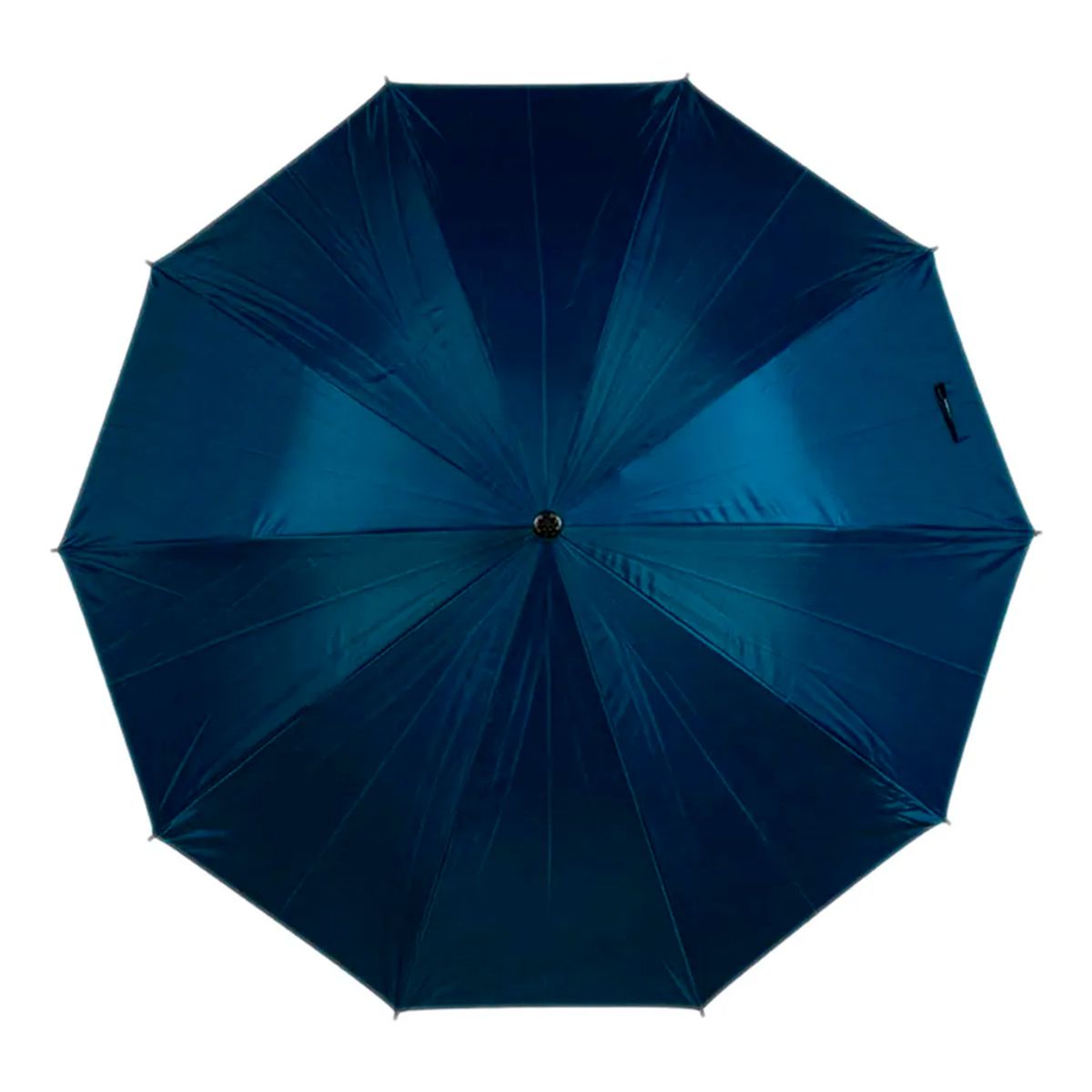 GENERICO - Sombrilla Baston Punta Reforzada Paraguas Automática Filtro AZUL OSCURO