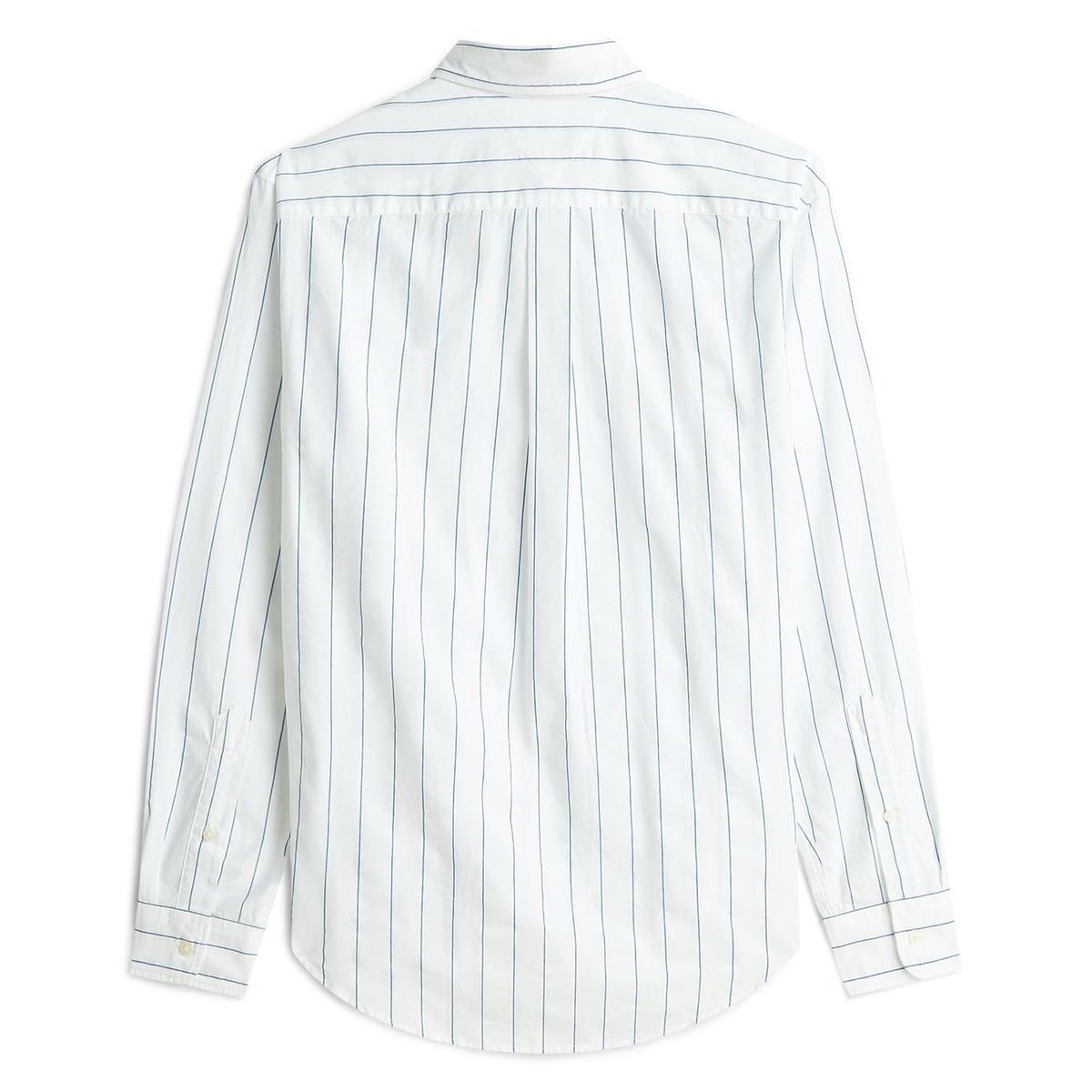TOMMY HILFIGER - Camisa blanca a rayas de corte amplio Tommy Hilfiger