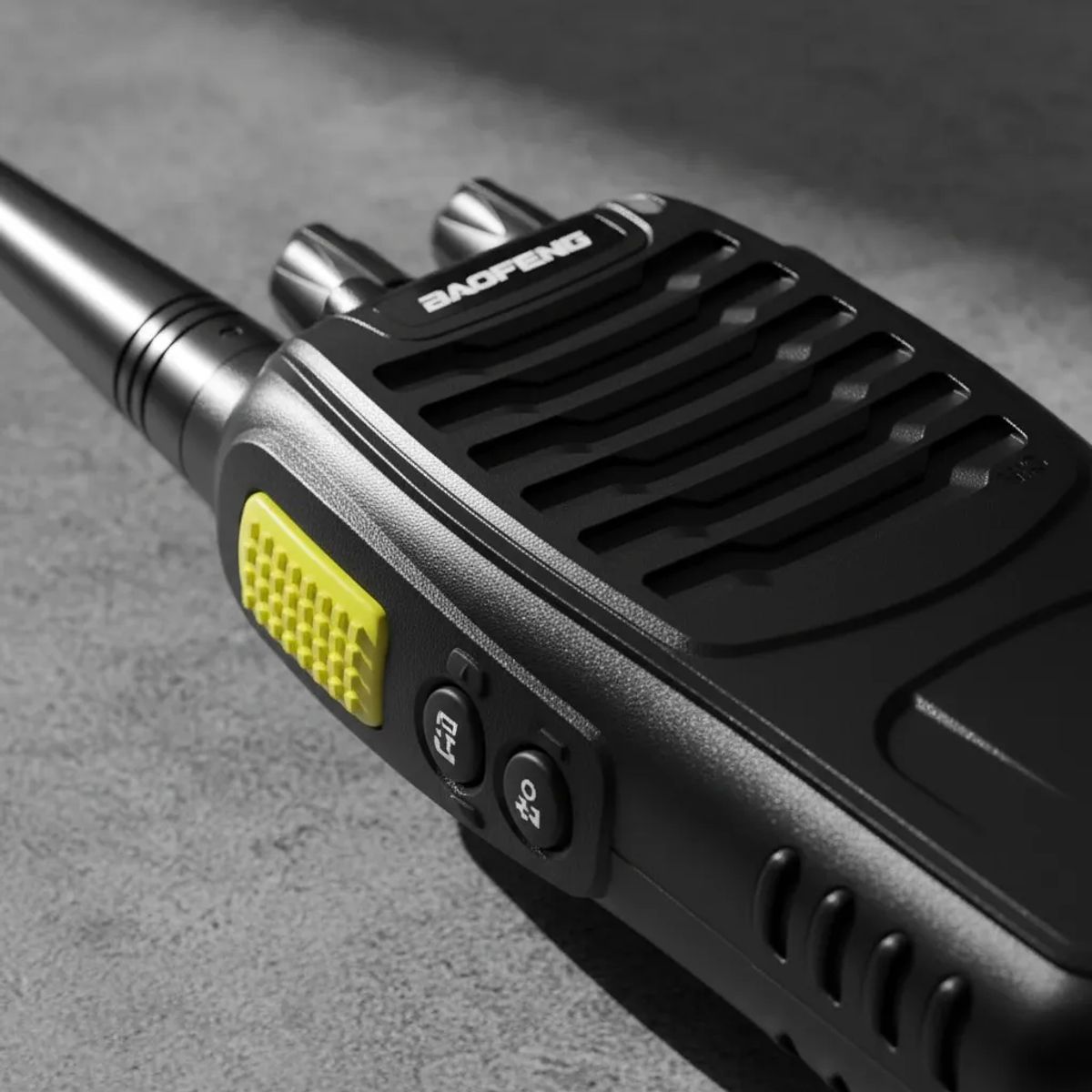 BAOFENG - Kit 2 Radios Baofeng Recargables UHF con Carga Tipo‑C — Portátiles Negro