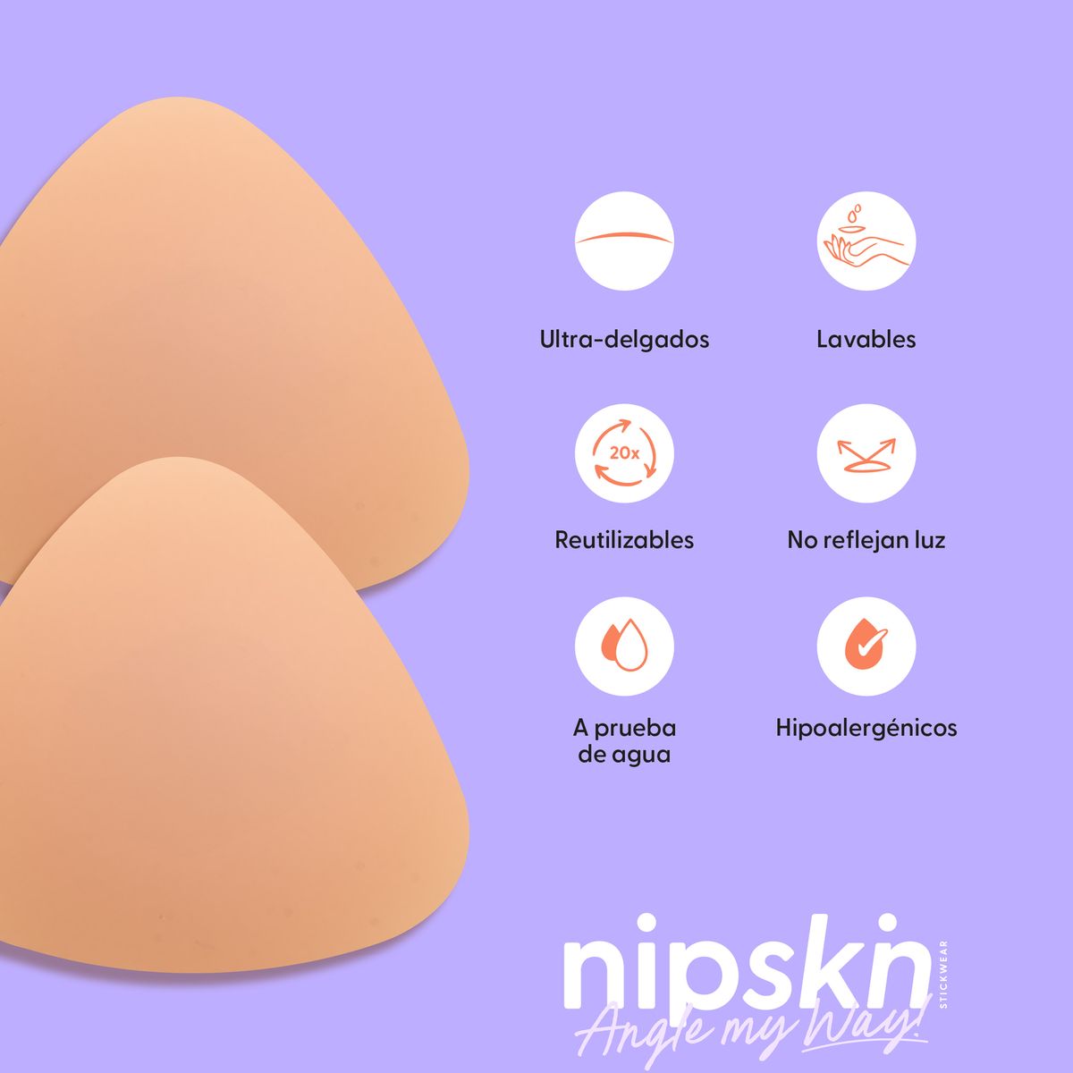 NIPSKIN - Kit Básico x2 Cubre Pezones Adhesivos Nipskin®