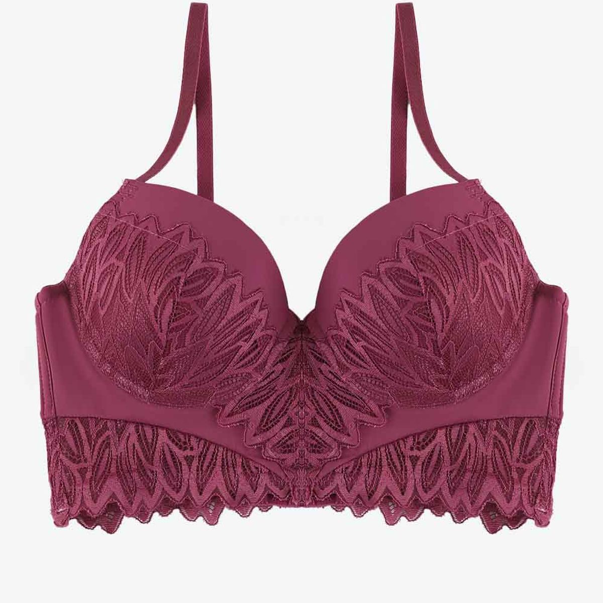 LILI PINK - Brasier tipo bustier con diseño sutil en encaje