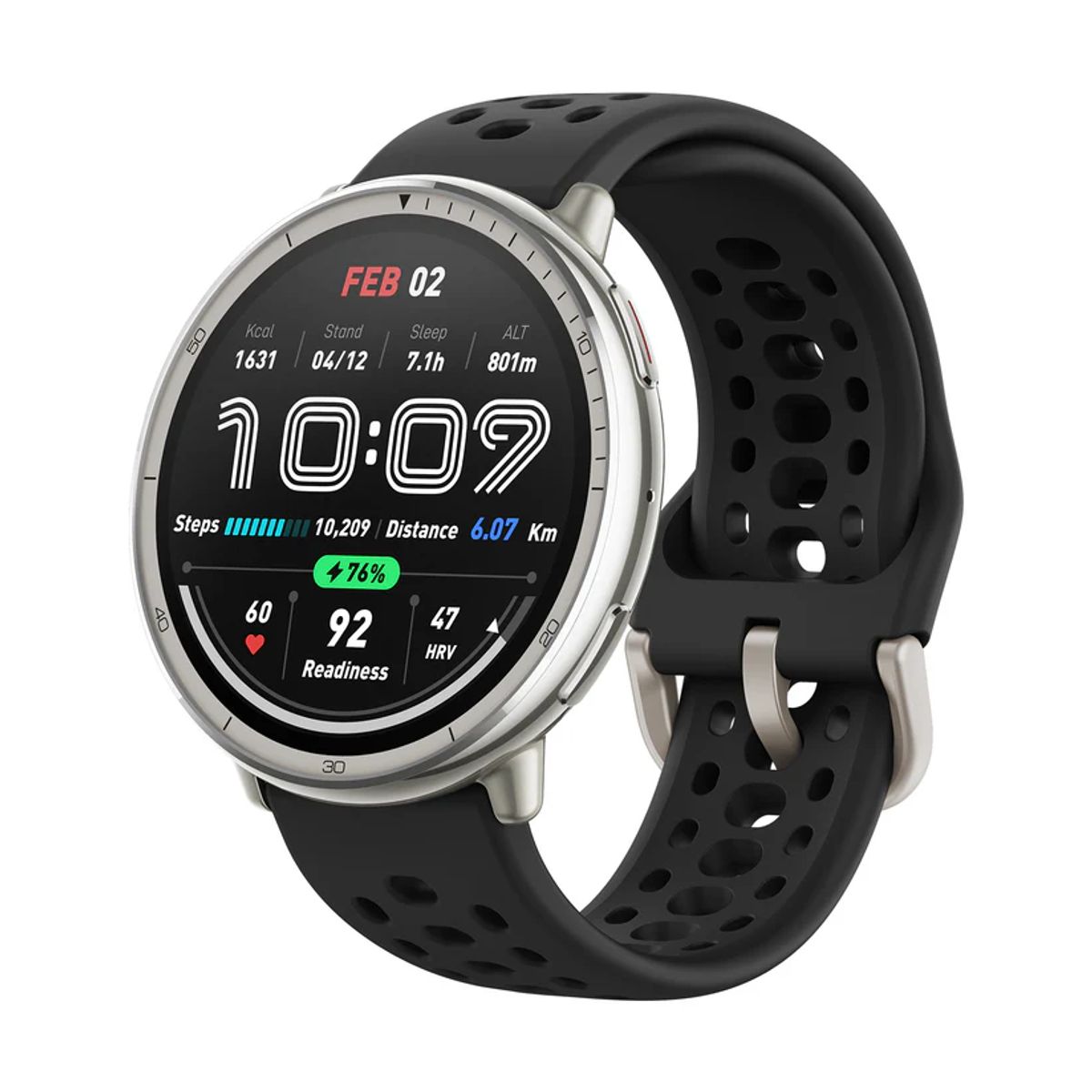 AMAZFIT - Reloj Inteligente Amazfit Active 2 Negro