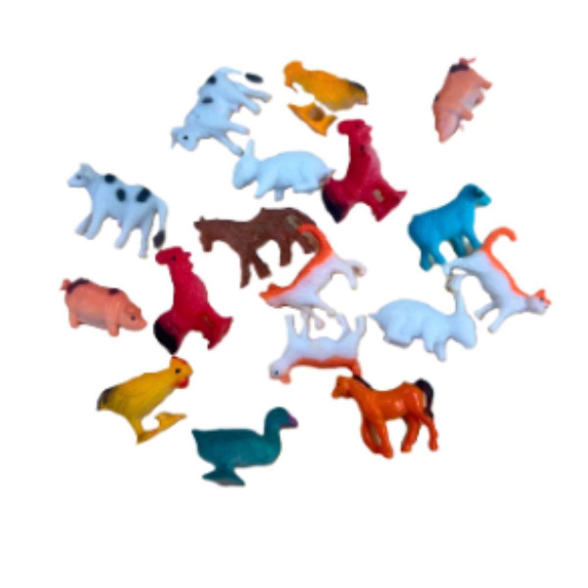 GENERICO - Figura Maqueta Mini Animal Domesti Fino De 3x2cm Por 100 Und