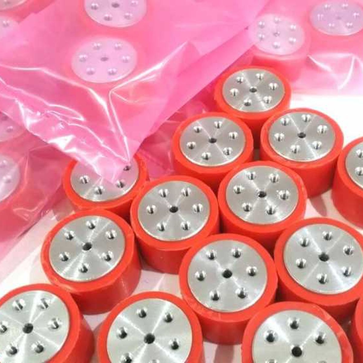 GENERICO - Llantas Jsumo SLT20 Aluminio para Robots Mini Sumo y Seguidores de Línea
