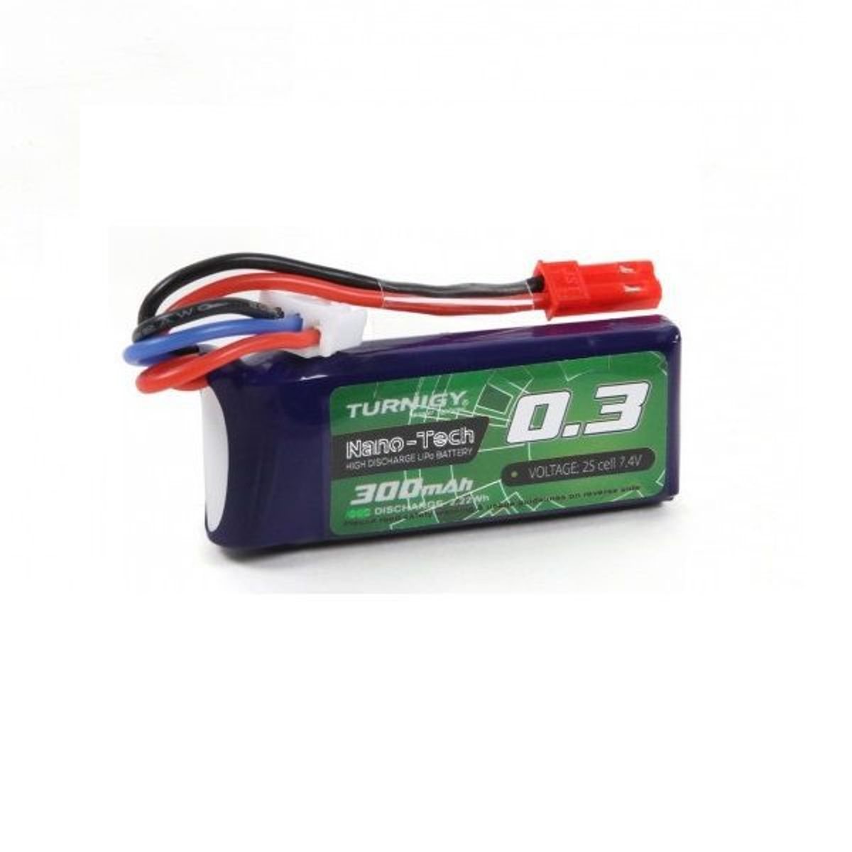 GENERICO - Bateria Lipo 2s 300mAh 7.4V - 45C90C