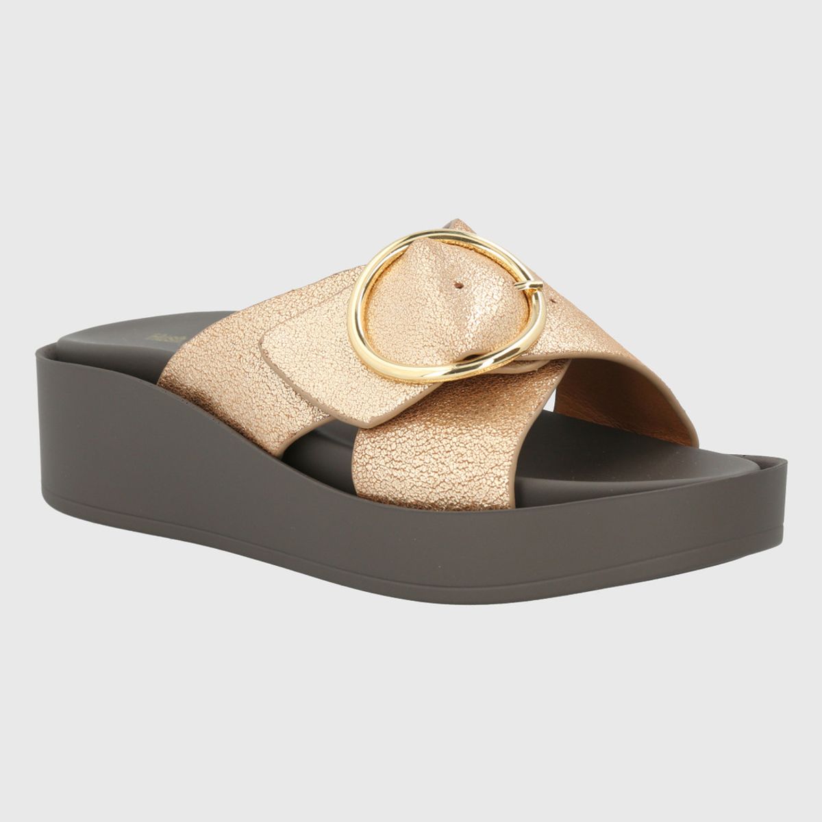 HUSH PUPPIES - Sandalia para Mujer Gise Dorada Hush Puppies HUSH PUPPIES