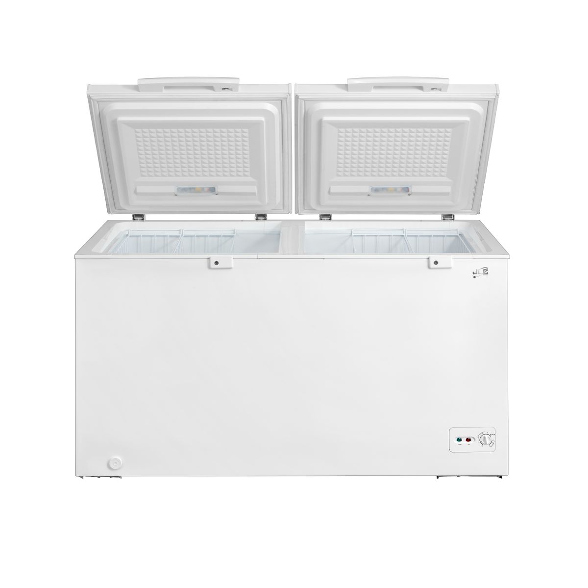 JLC ELECTRONICS - Congelador Horizontal Dual JLC 418 Litros - Modelo JLC-543 de 2 Puertas con Iluminación LED y Gas Ecológico R290