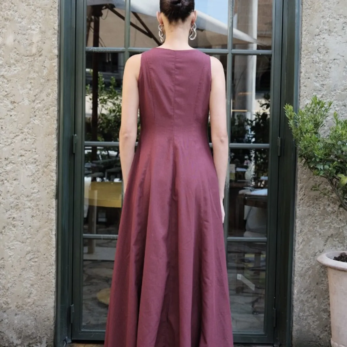 VOIE - Midi vestido lydia VOIE Rojo MVMVLYDIAREDW