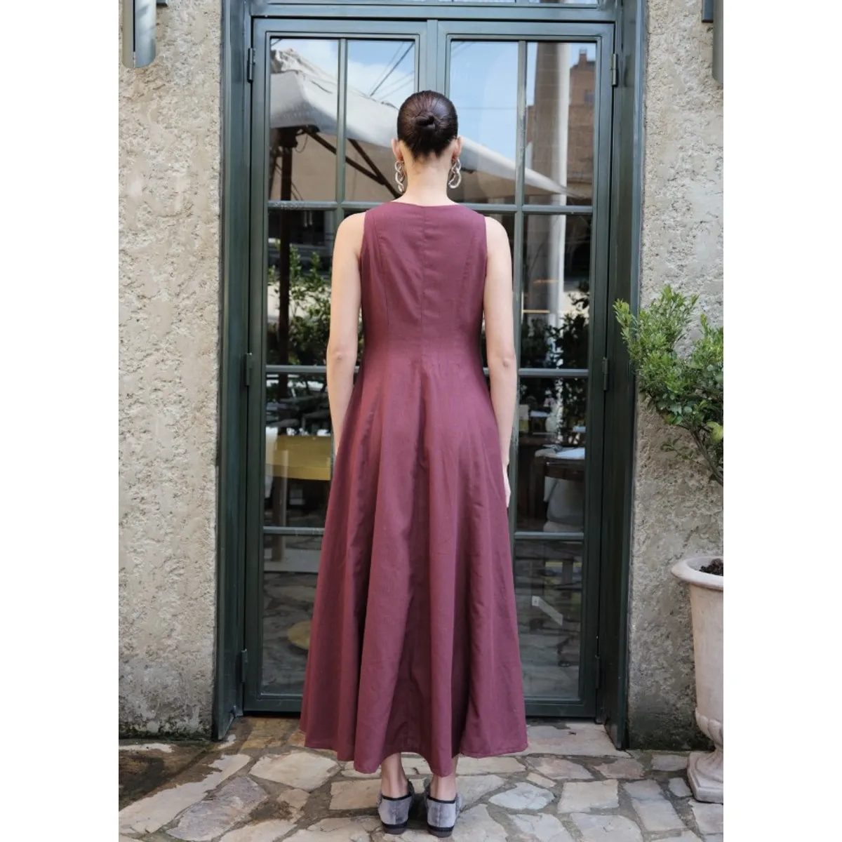 VOIE - Midi vestido lydia VOIE Rojo MVMVLYDIAREDW