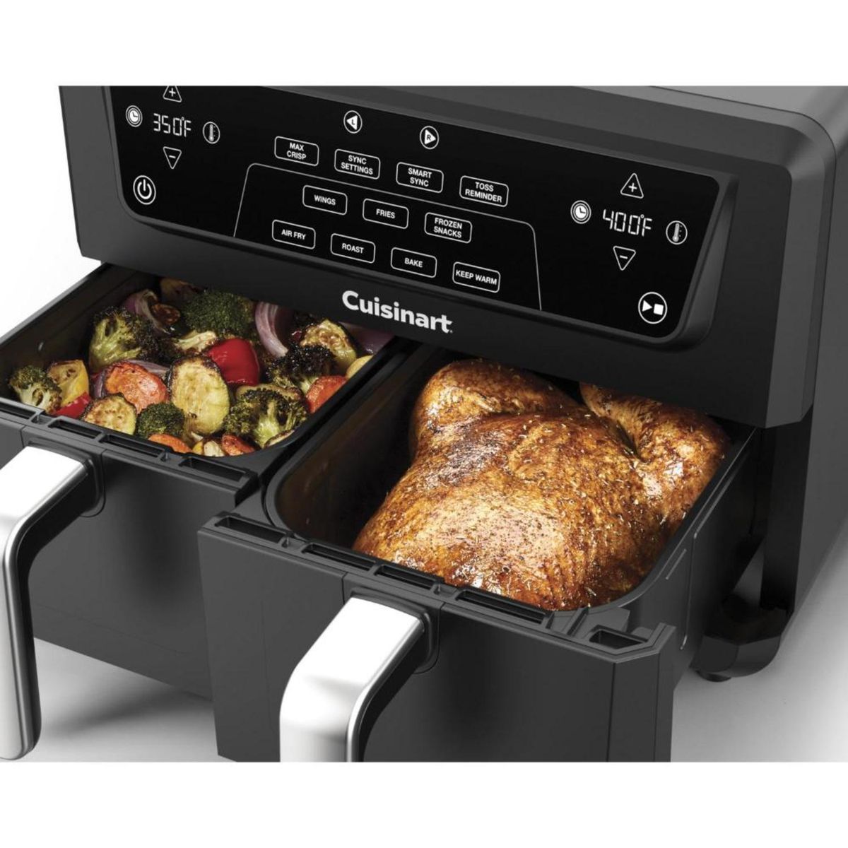 CUISINART - Airfryer Digital de Doble Zona 7 en 1 de 10.4 L ADZ-110 de Cuisinart®