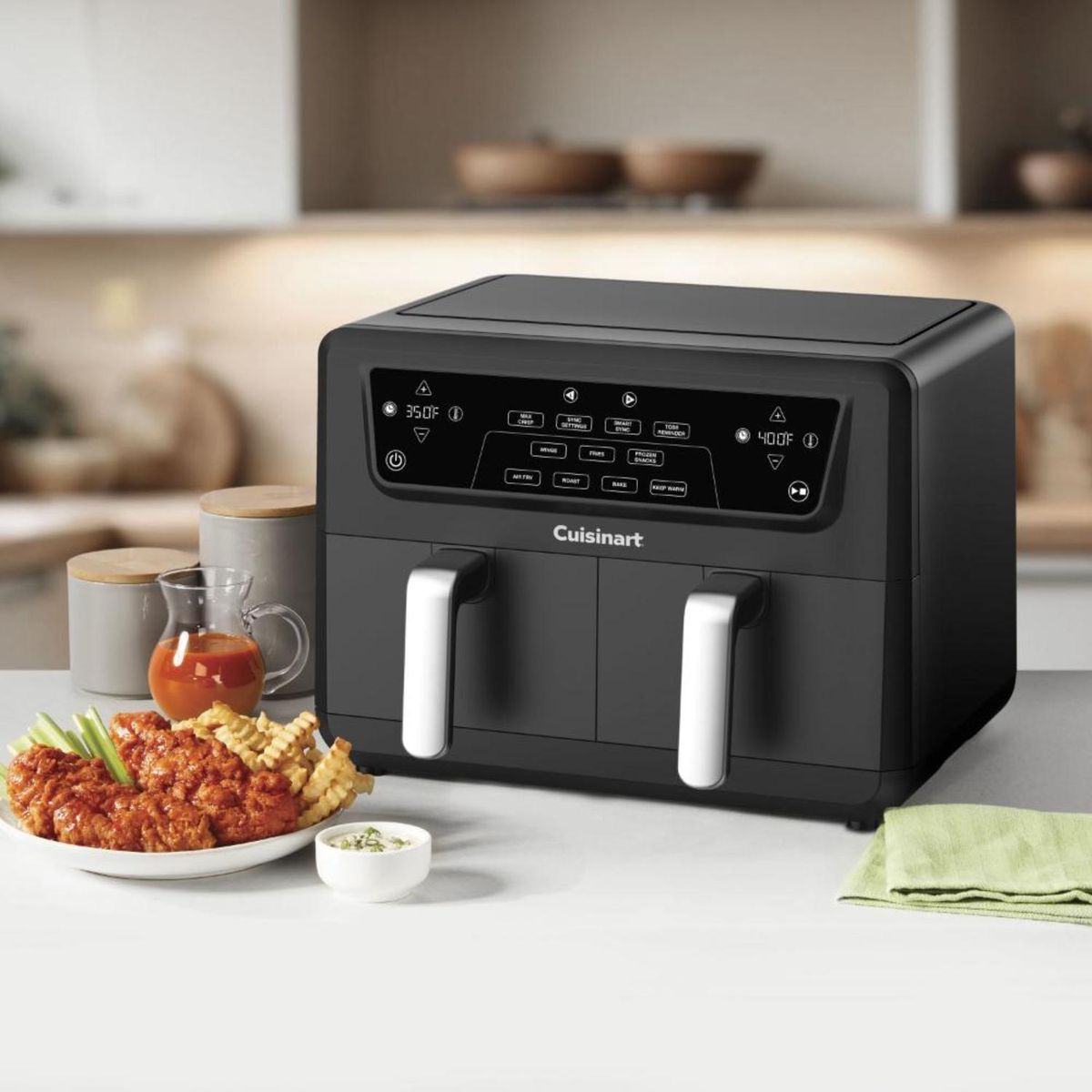 CUISINART - Airfryer Digital de Doble Zona 7 en 1 de 10.4 L ADZ-110 de Cuisinart®