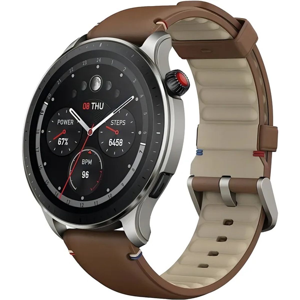AMAZFIT - Reloj Inteligente Amazfit GTR 4 Vintage Brown