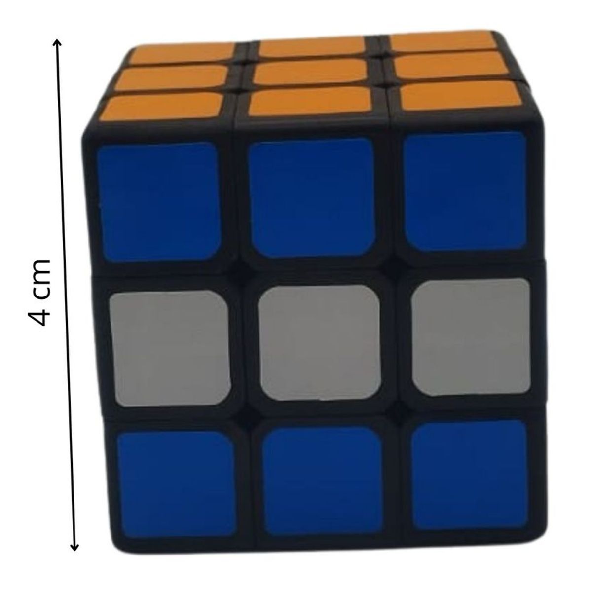 MAZUGI - Cubo Rubik 3x3 Fondo Negro 6 cm