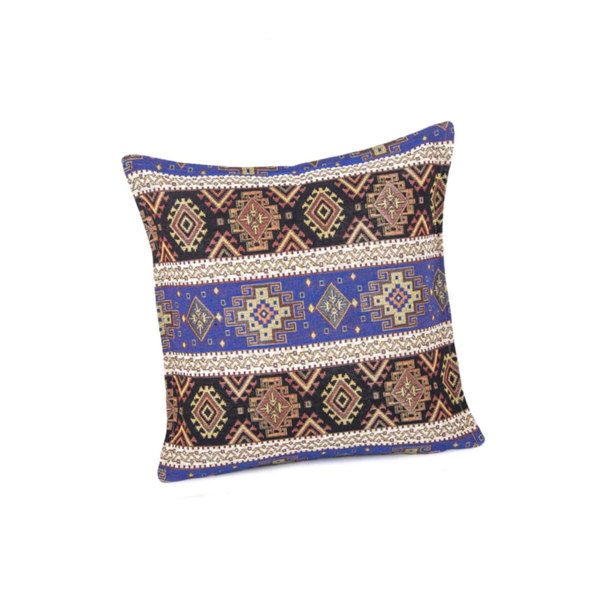 GENERICO - Funda De Cojín Ciudades Antiguas 45 X 45 Cm Antandros Morado Decoración Hogar Sala