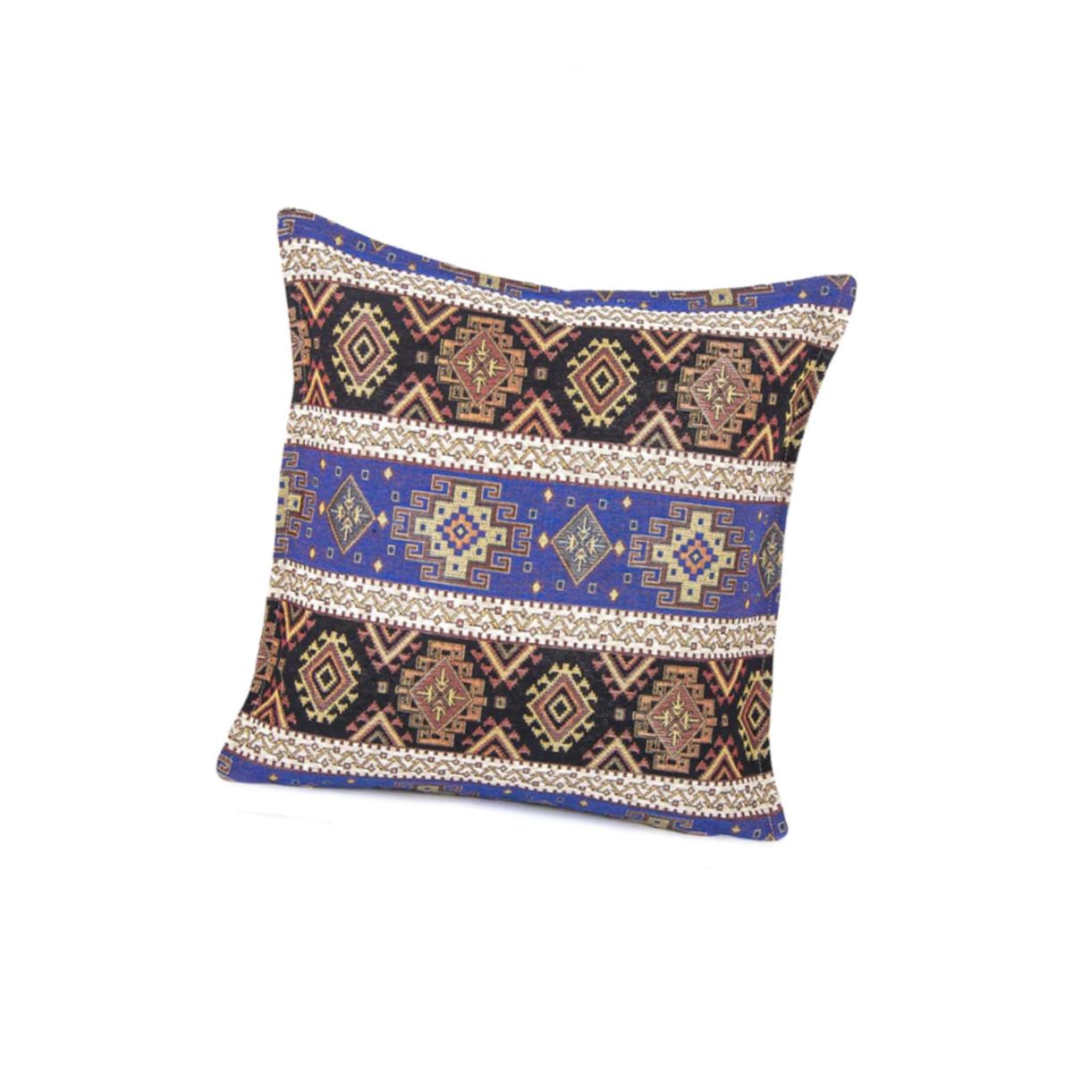 GENERICO - Funda De Cojín Ciudades Antiguas 45 X 45 Cm Antandros Morado Decoración Hogar Sala