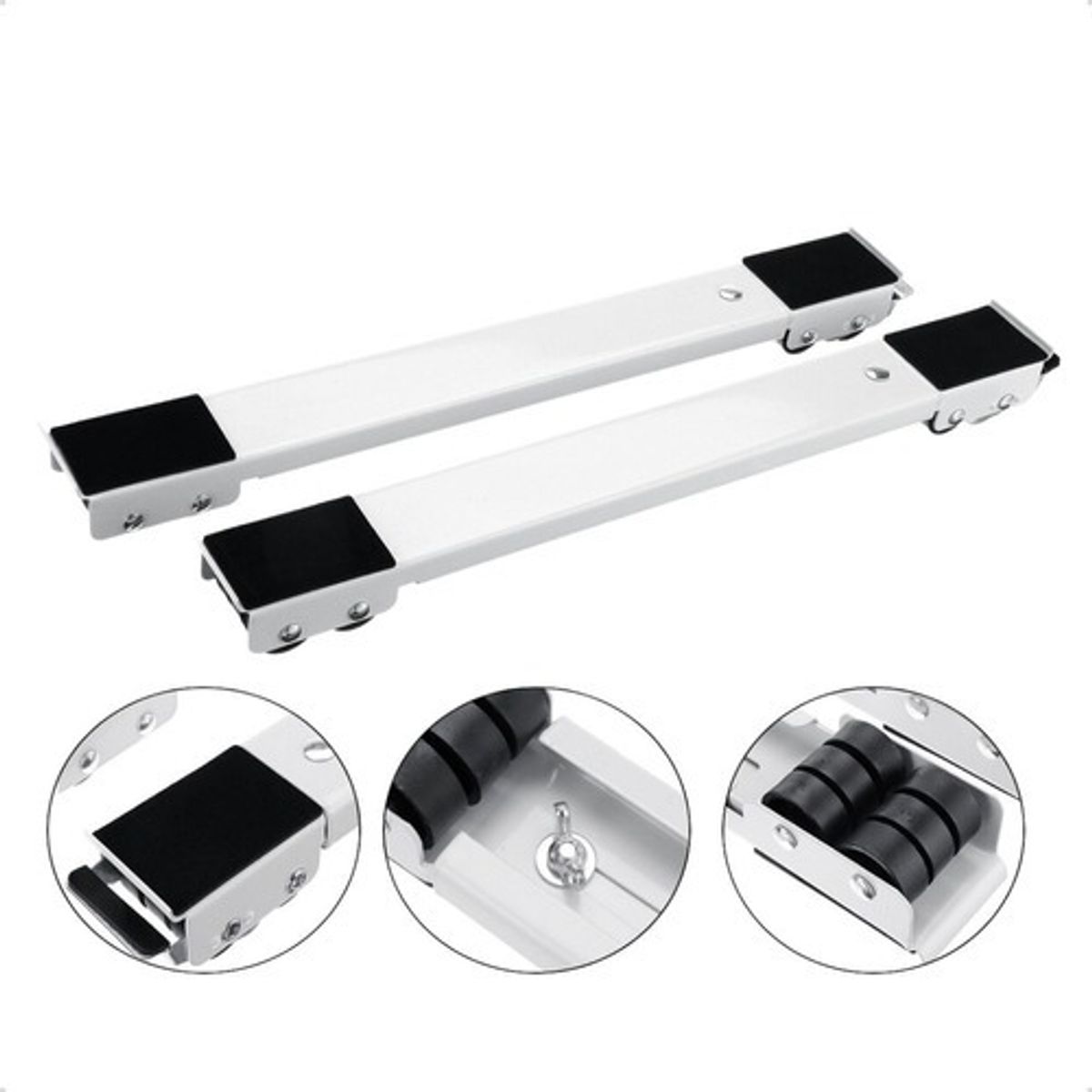 MILOPTS - Soporte Base Ajustable Multiuso para Lavadora Nevera Estufa