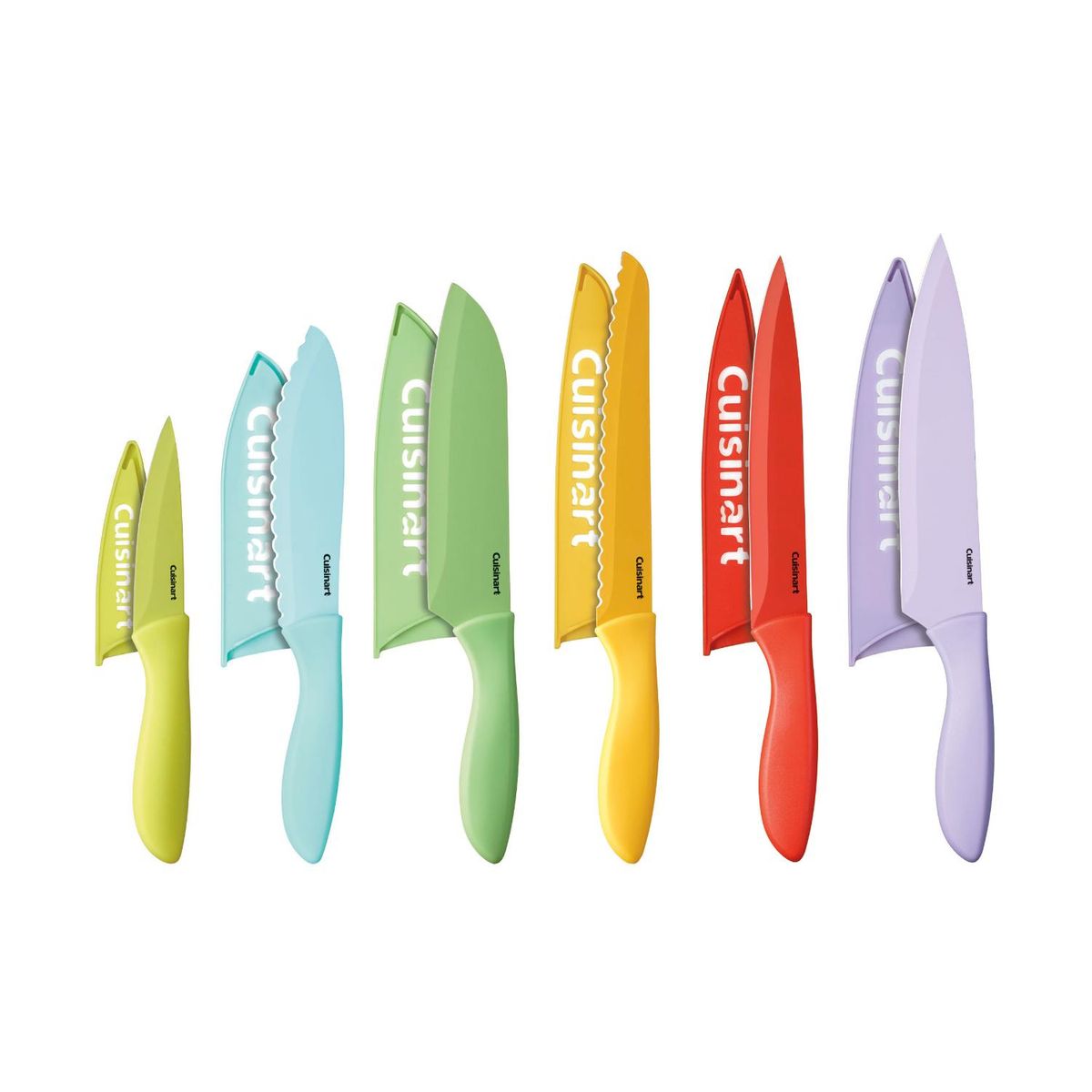 CUISINART - Set de Cuchillos con Recubrimiento de Cerámica de 12 pcs Advantage® C55-12PCER1 de Cuisinart®