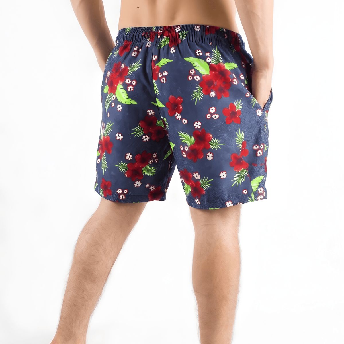 SHAKTIS - Pantaloneta Shaktis Estampada Antifluido Azul Oscuro 1314