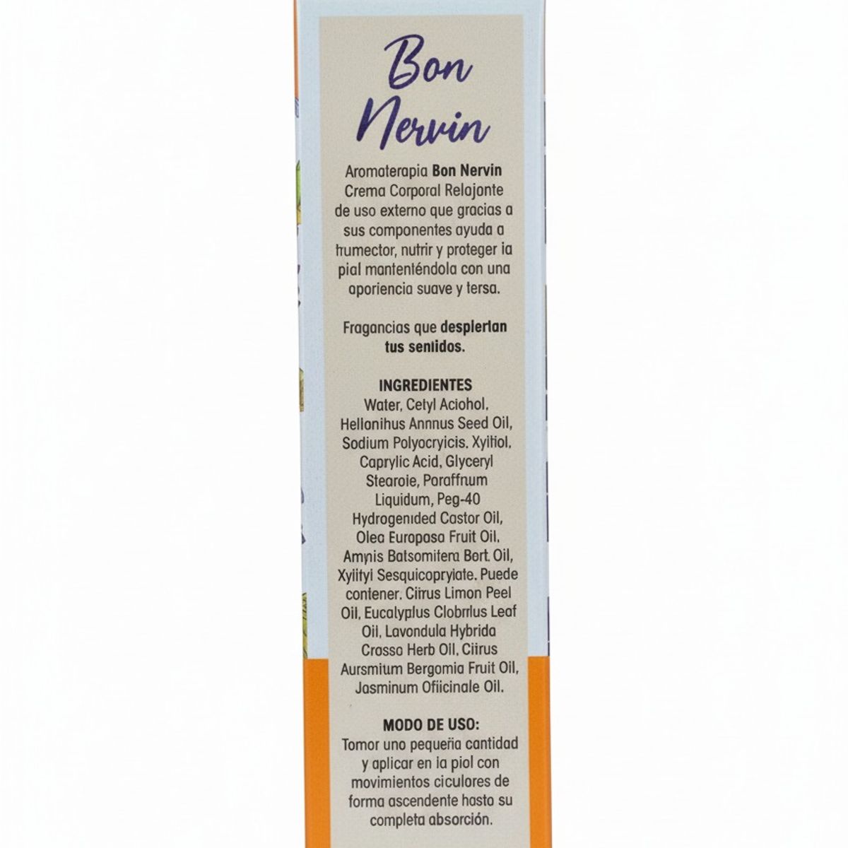 NATURAL FRESHLY - CREMA CORPORAL RELAJANTE X 20G. BON NERVIN - NATURAL FRESHLY