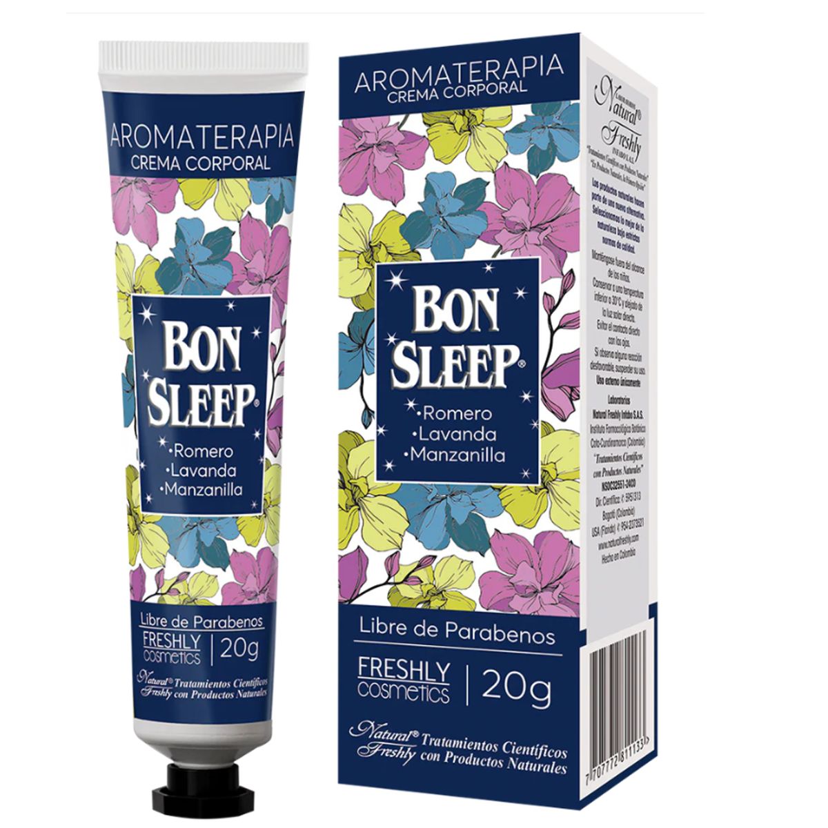 NATURAL FRESHLY - CREMA CORPORAL RELAJANTE X 20 G./ BON SLEEP - NATURAL FRESHLY