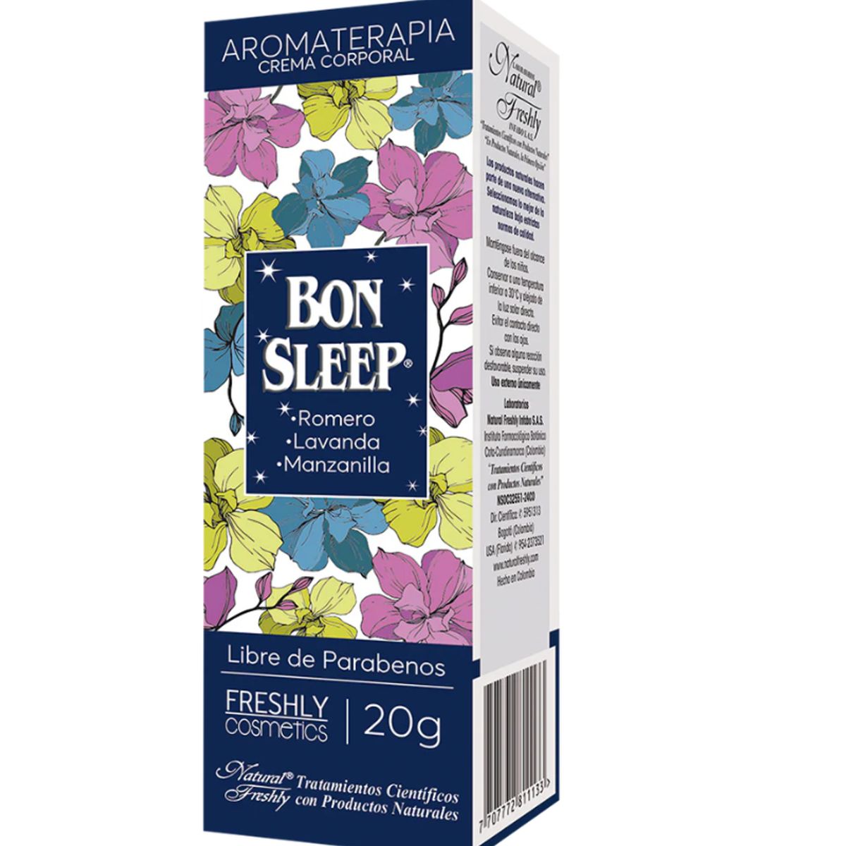 NATURAL FRESHLY - CREMA CORPORAL RELAJANTE X 20 G./ BON SLEEP - NATURAL FRESHLY