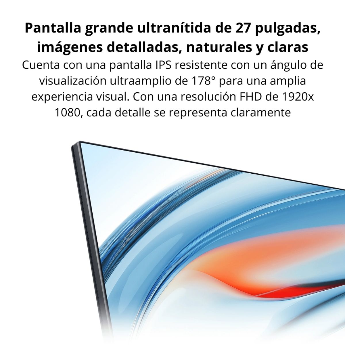XIAOMI - Monitor Xiaomi A27i 2026 IPS 27” Full HD 1080p 144Hz Brillo de 300nits Calibrado