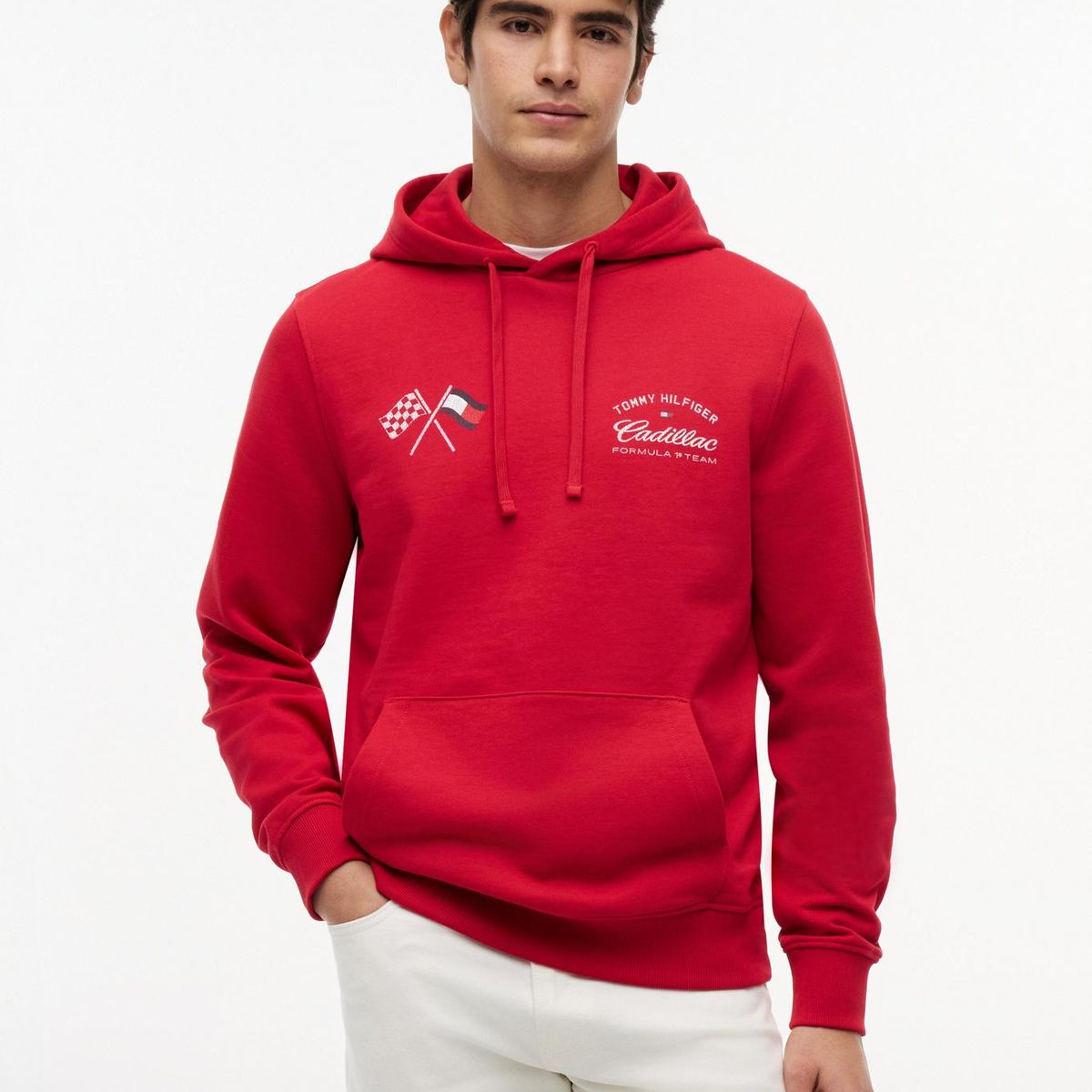 TOMMY HILFIGER - Buzo rojo TH x Cadillac Formula 1® Team Tommy Hilfiger