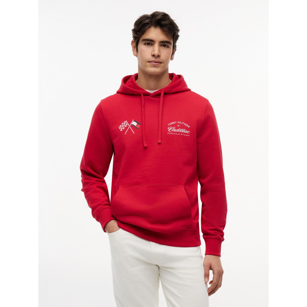TOMMY HILFIGER - Buzo rojo TH x Cadillac Formula 1® Team Tommy Hilfiger