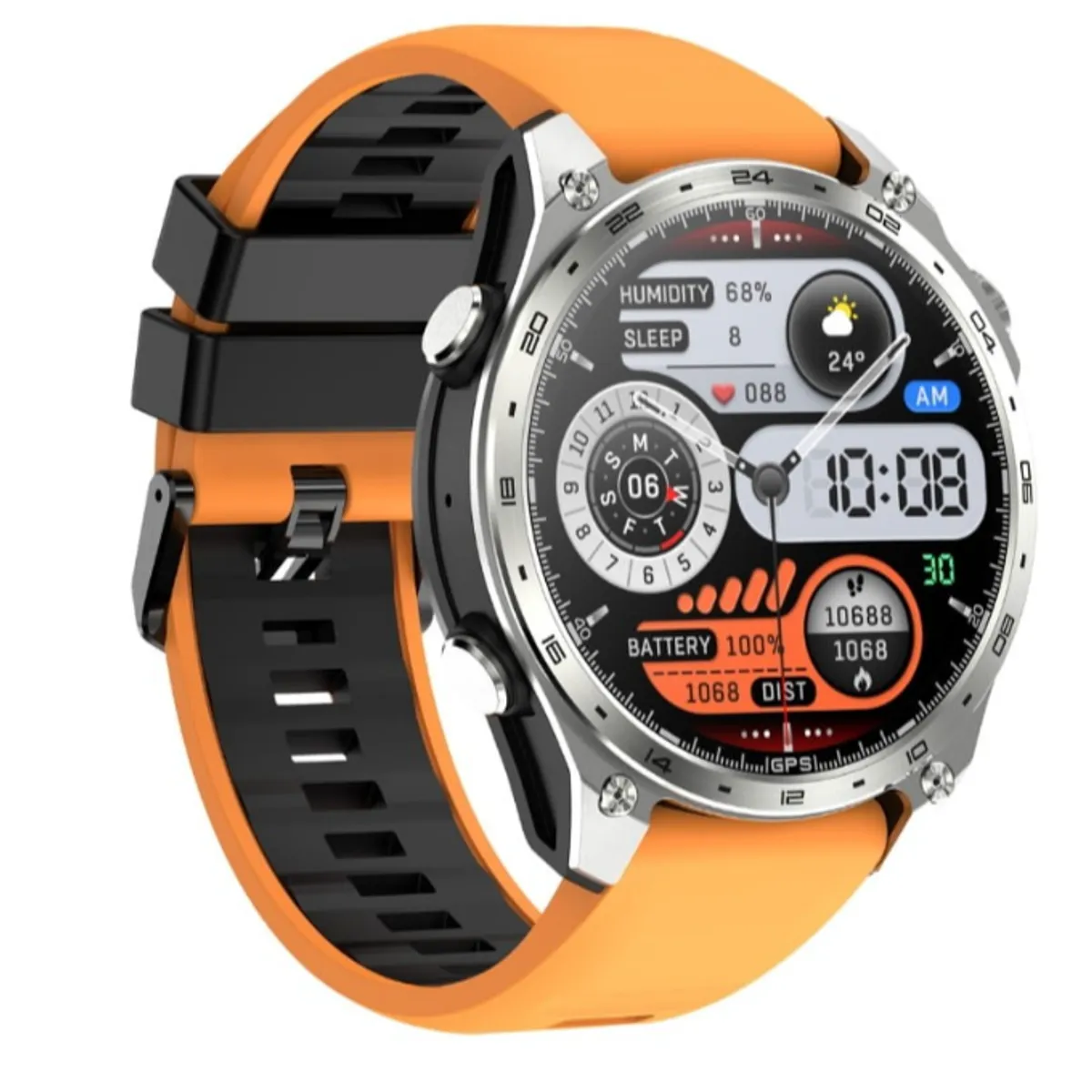 GENERICO - Reloj Inteligente HD300 Pro GPS Mapas Musica Llamadas AMOLED
