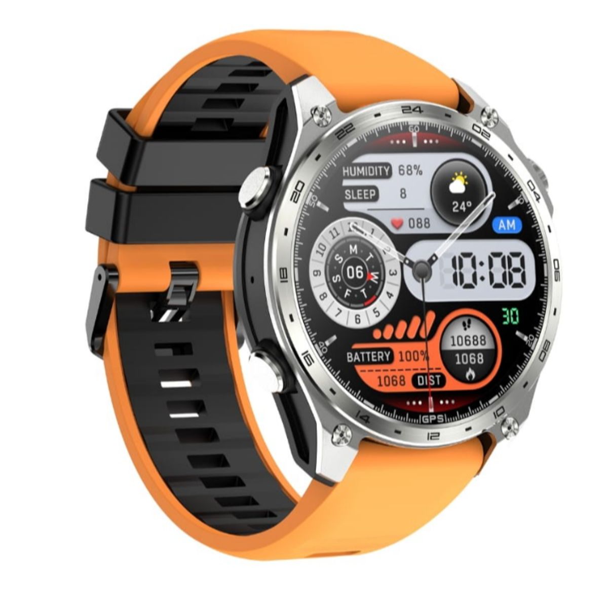 GENERICO - Reloj Inteligente HD300 Pro GPS Mapas Musica Llamadas AMOLED