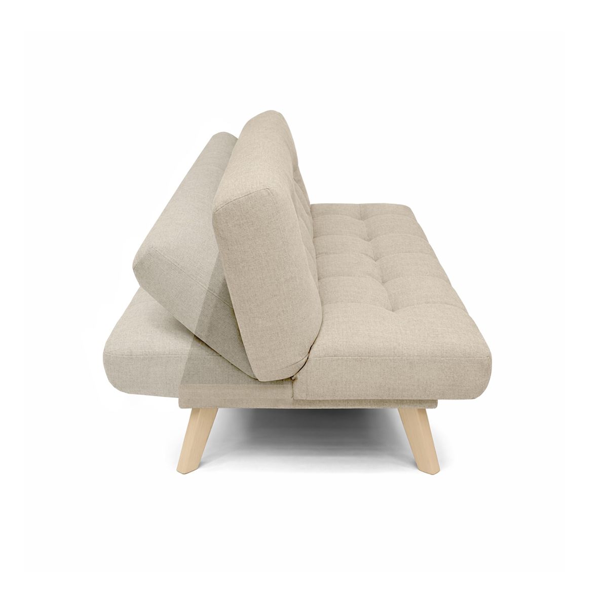 VENECIA - Sofa Cama Reclinable Porto 182x85x85 Tela Beige