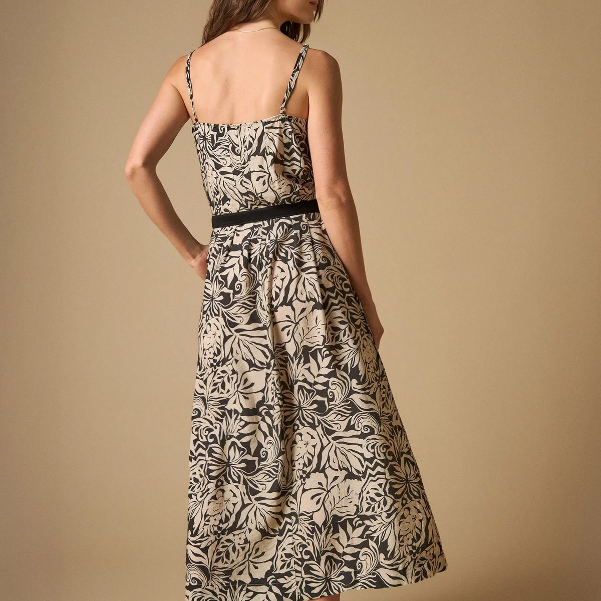 ESPRIT - Vestido para Mujer Esprit Midi Botánico con Tirantes Ajustables