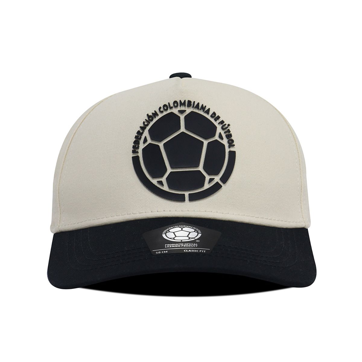 OTO CAPS - Gorra FCF oficial Selección Colombia FCFE-0424 beigenegro
