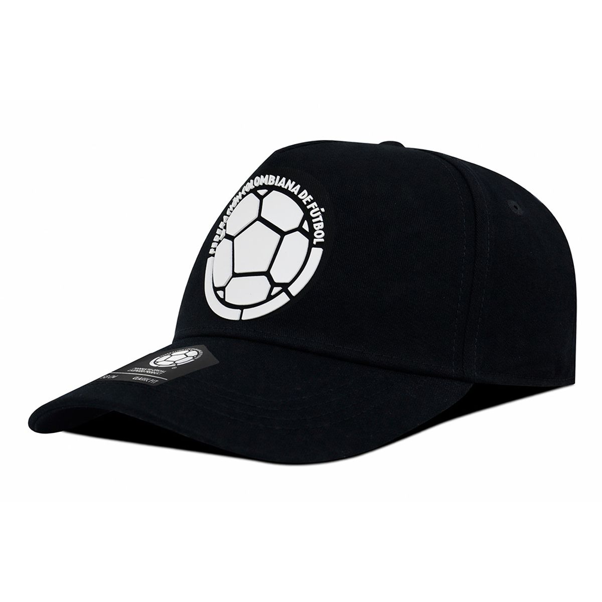 OTO CAPS - Gorra FCF oficial Selección Colombia FCFE-0424 negra escudo blanco