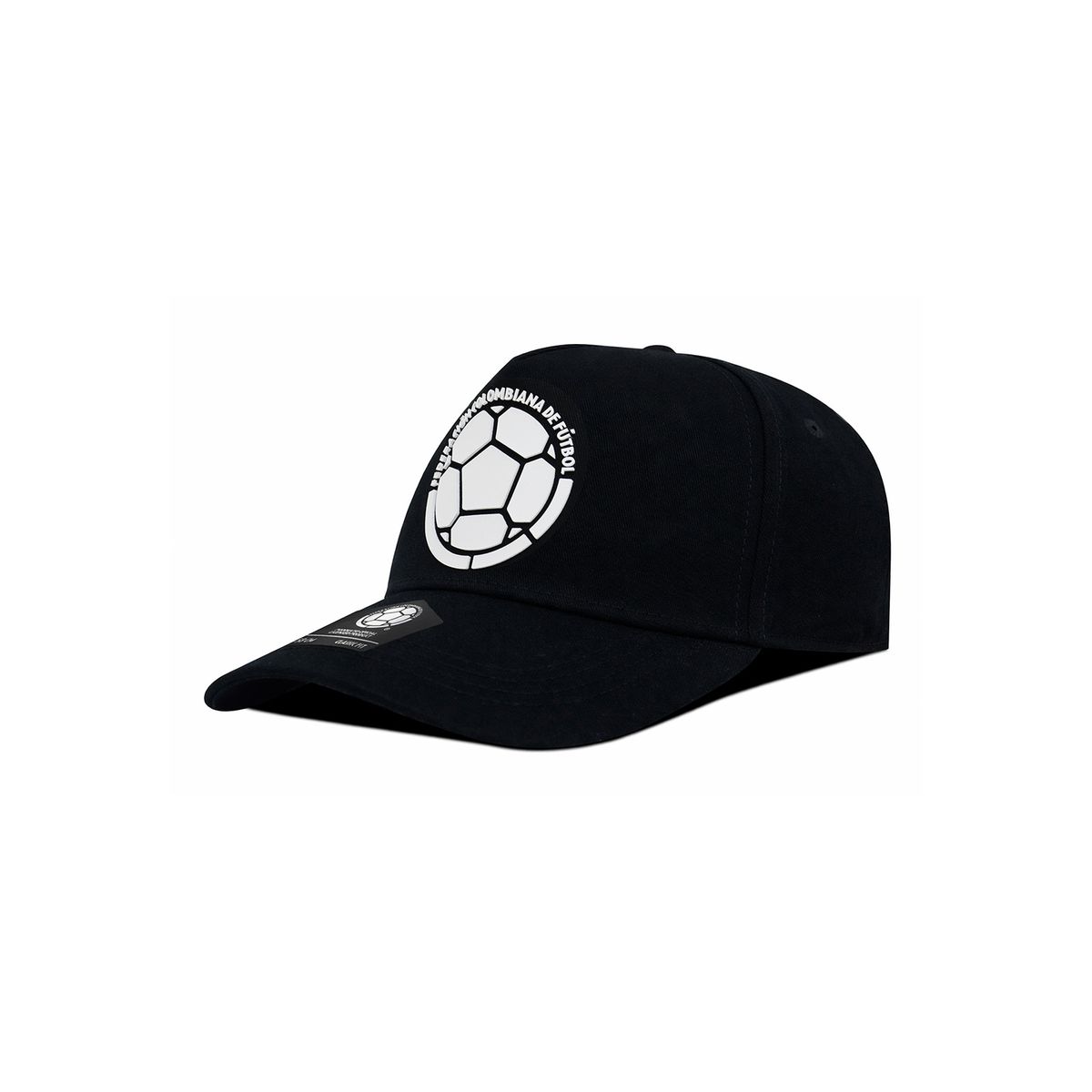 OTO CAPS - Gorra FCF oficial Selección Colombia FCFE-0424 negra escudo blanco