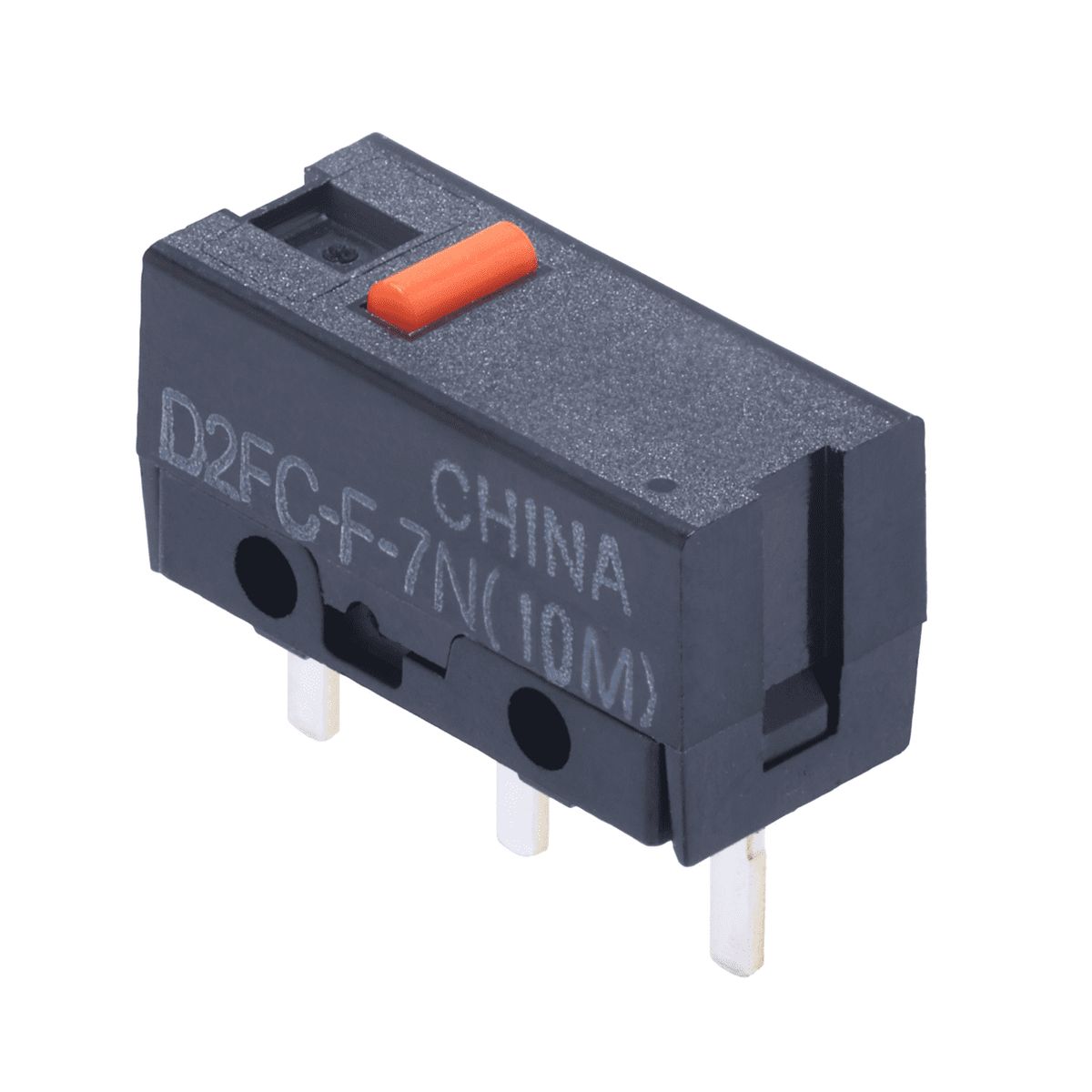 GENERICO - Micro Interruptor Pulsador D2FC-F-7N 10M - Microswitch de Alta Durabilidad Paquete x 4 Unidades