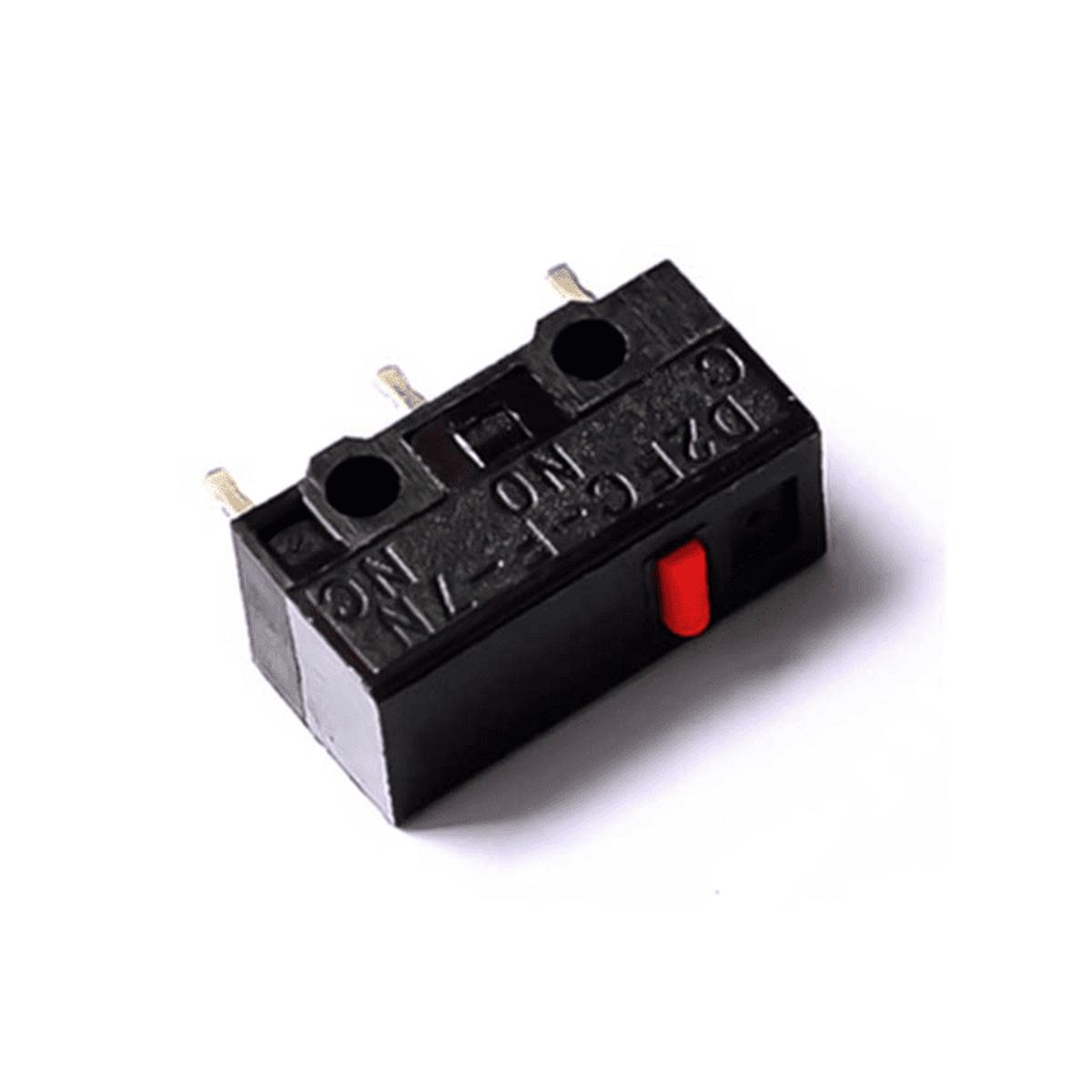 GENERICO - Micro Interruptor Pulsador D2FC-F-7N 10M - Microswitch de Alta Durabilidad Paquete x 4 Unidades