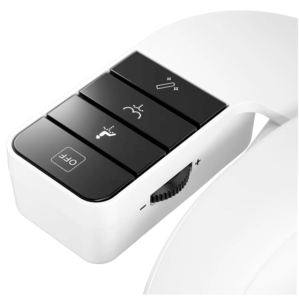 ONE PIXEL - Bidet Para Inodoro Retractil Con Controles De Presion Lavado Frontal