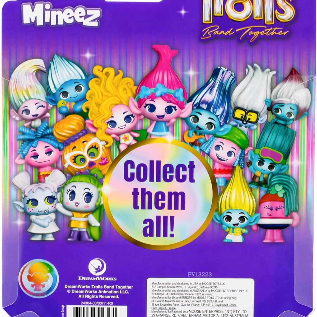 TROLLS - Dreamworks Trolls Band Together Mineez 5 Trolls Pack sorpresa