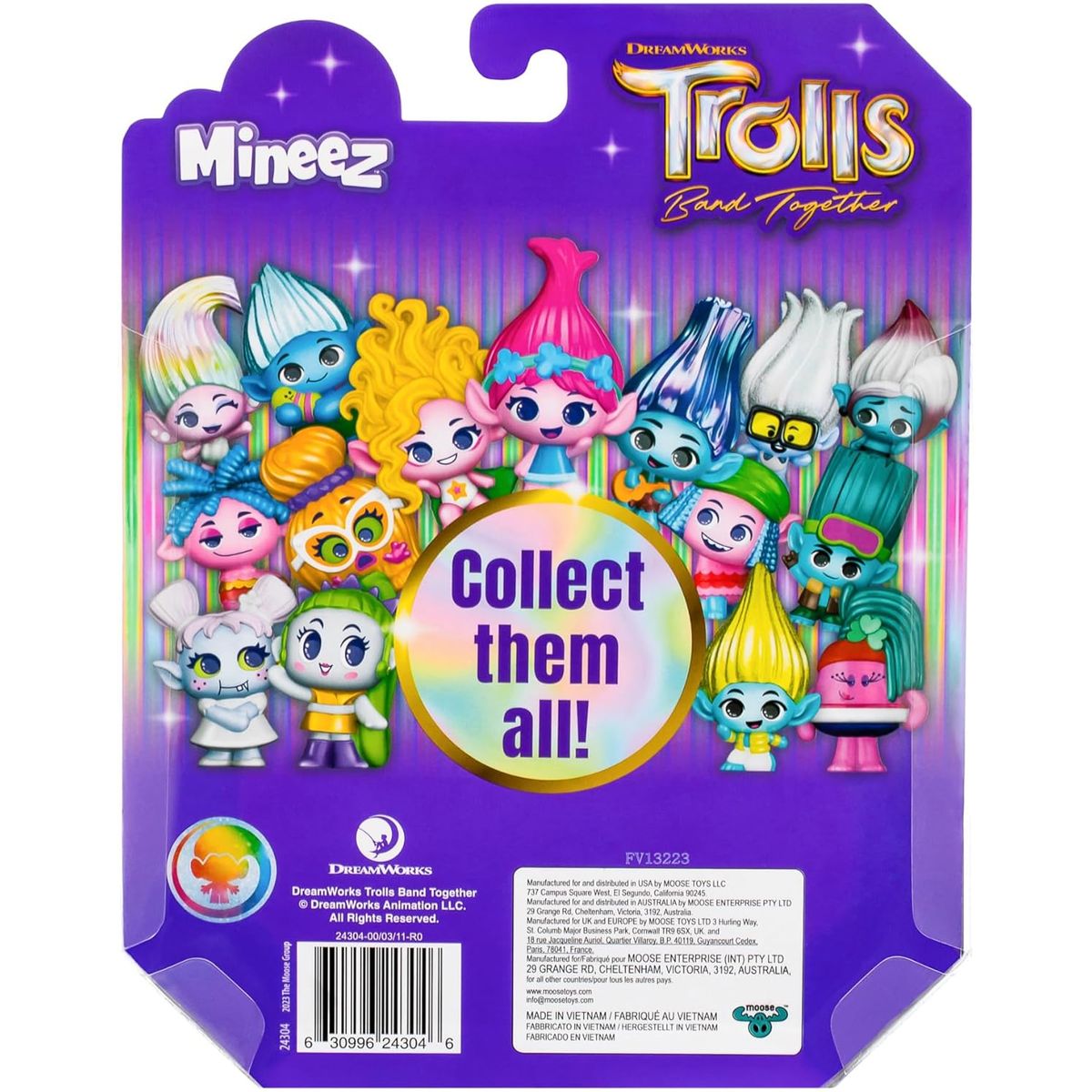 TROLLS - Dreamworks Trolls Band Together Mineez 5 Trolls Pack sorpresa