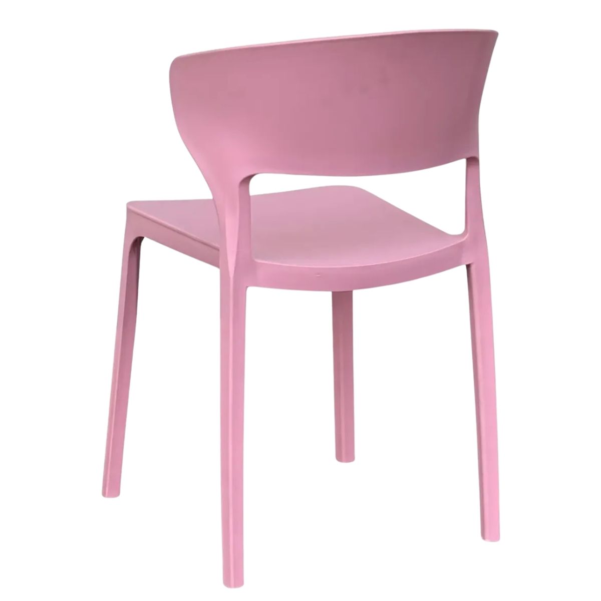 GENERICO - Set x5 Silla Multifuncional Para Comedor y Sala  Diseño Curvo, Apilable, Sin Brazos, Alta Calidad