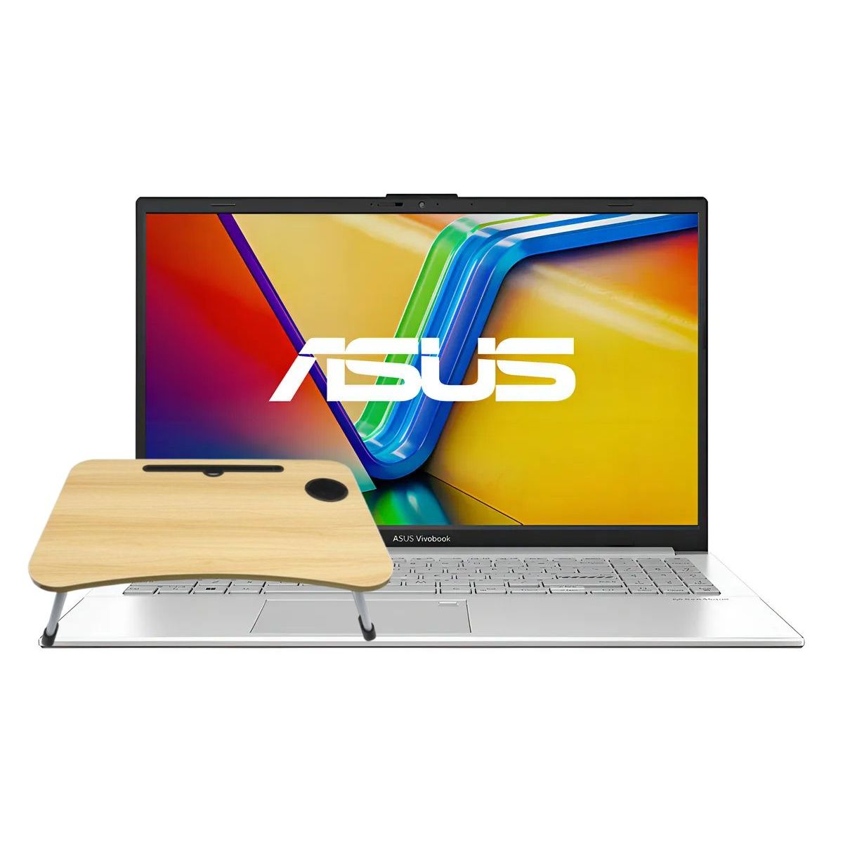 ASUS - LAPTOP ASUS E1504FA-BQ2676 - 15.6" FHD - AMD RYZEN 3 7320U - 8GB RAM - 512GB SSD - FREEDOS - INCLUYE MESA PARA PORTÁTIL DE OBSEQUIO