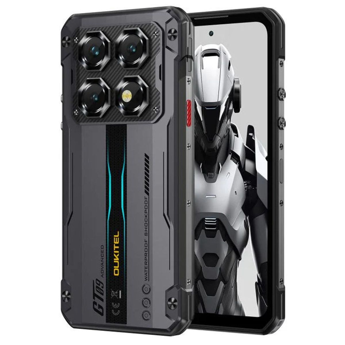 OUKITEL - Oukitel WP60 Teléfono Inteligente 16GB+512GB 7.2 in 108MP NFC 5G Night Vision