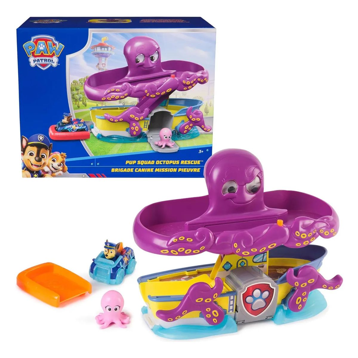 PAW-PATROL - PAW Patrol Pup Squad - Juego de rescate de pulpos