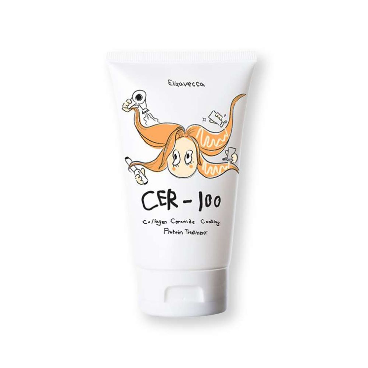 MALCREADO7761 - ELIZAVECCA CER-100 Collagen Ceramide Coating Protein Treatment x100ml