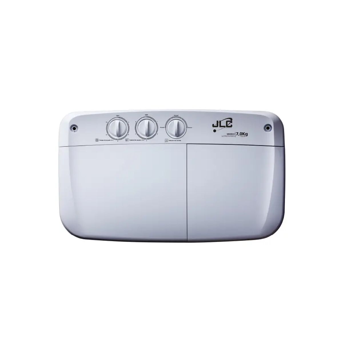 JLC ELECTRONICS - Lavadora Semiautomática JLC 7kg Carga Superior 520W - Ref. JLCTPW70-8109PS