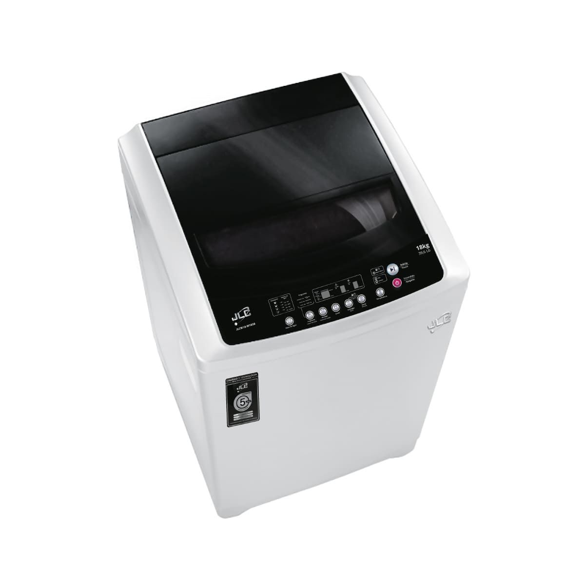 JLC ELECTRONICS - Lavadora Automática JLC 18 Kg Carga Superior Panel Digital Smart Wash - Ref. JLCW18-M1858