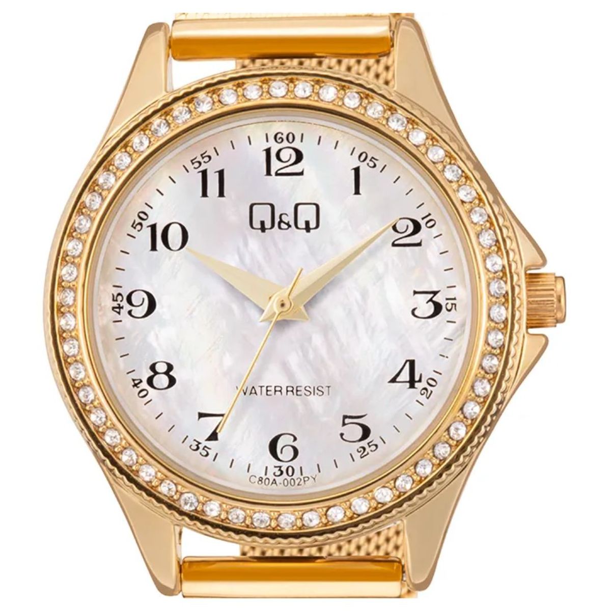 Q&Q - Reloj Q&Q C80A-002PY Diseño Elegante