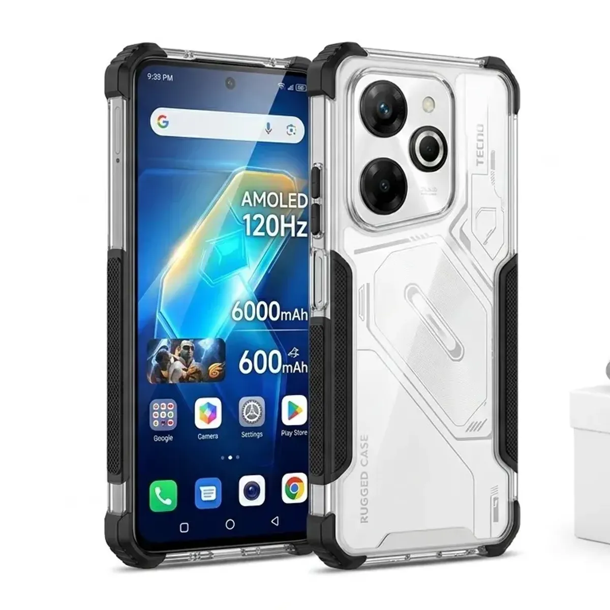 TECNO MOBILE - Celular Tecno Pova 6 5G 256GB + 8GB RAM + Estuche Protector de Lujo Gratis - Nuevo Garantía 1 Año